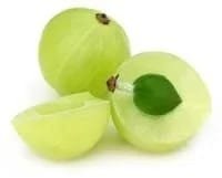 Amla fruit used as a natural treatment for premature grey hair