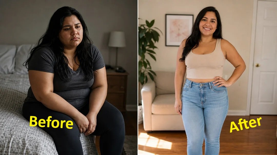 Illustrative photo representing a weight-loss transformation story
