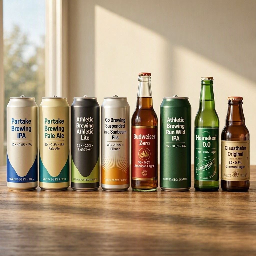 lowest calorie non alcoholic beer brands compared